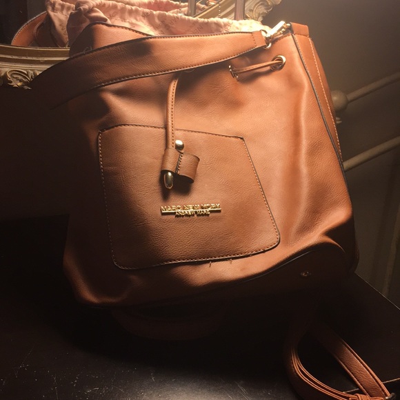 Marc New York Andrew Marc Leather Backpack - Picture 2 of 3
